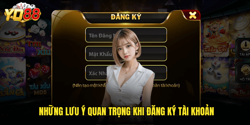 Hướng Dẫn Đăng Ký Yo88 Chi Tiết Dành Cho Người Chơi Mới 2025 2 Những Lưu Ý Quan Trọng Khi Đăng Ký Tài Khoản