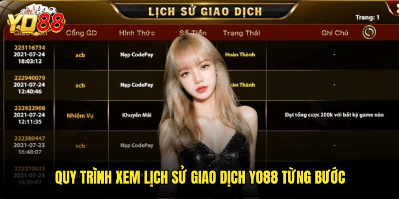 Hướng Dẫn Chi Tiết Cách Xem Lịch Sử Giao Dịch Yo88 - Quản Lý Tài Chính Hiệu Quả 3 Quy Trình Xem Lịch Sử Giao Dịch Yo88 Từng Bước